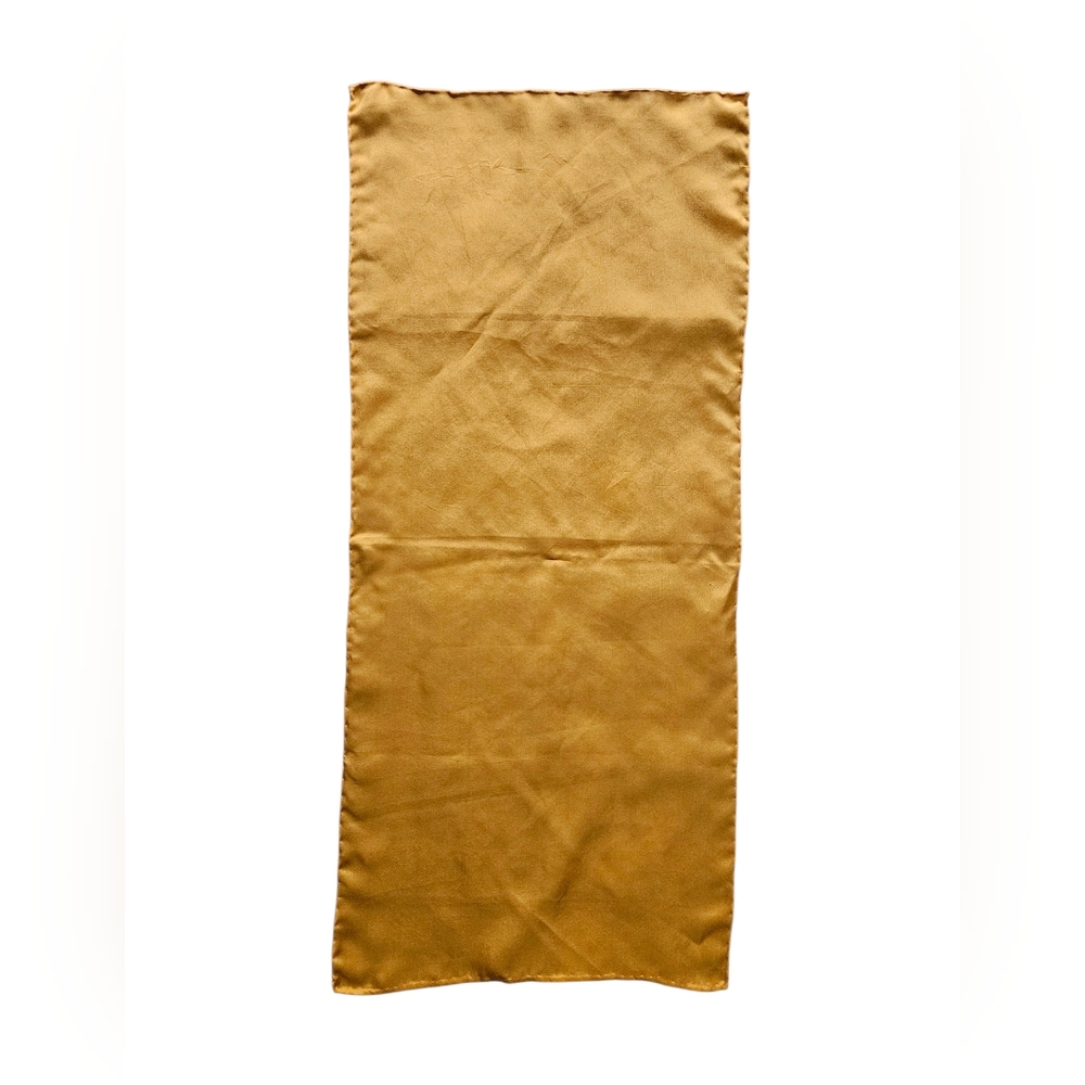 Yellow Silk Pocket Square